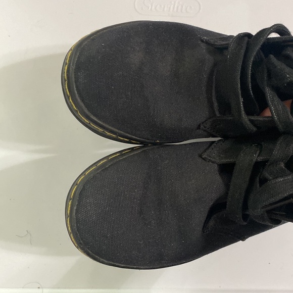 Dr Martens Etty black canvas desert booties size 6 - Picture 7 of 9